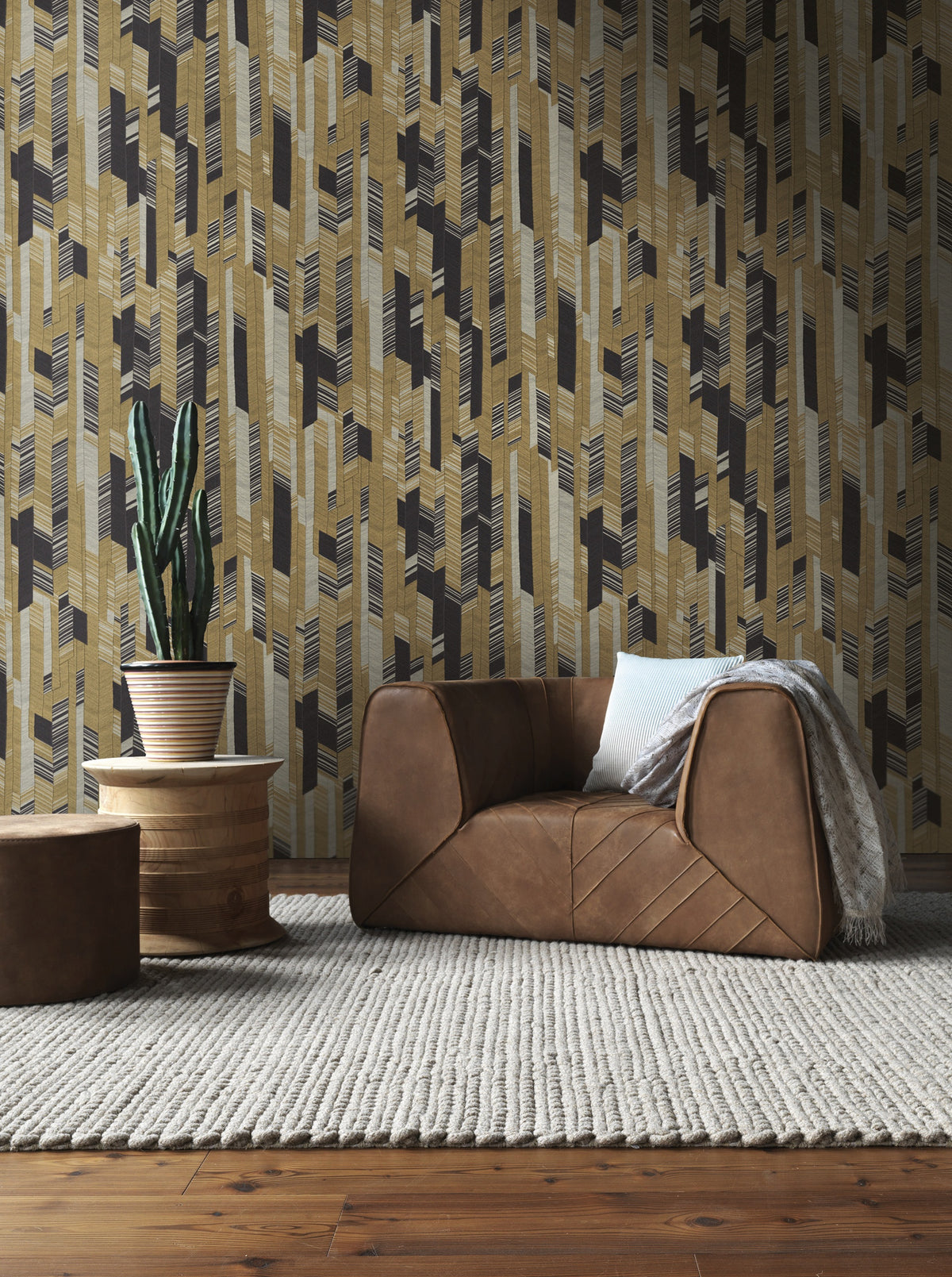 Arte Missoni Home 06 Rafia 10611 behang in interieur