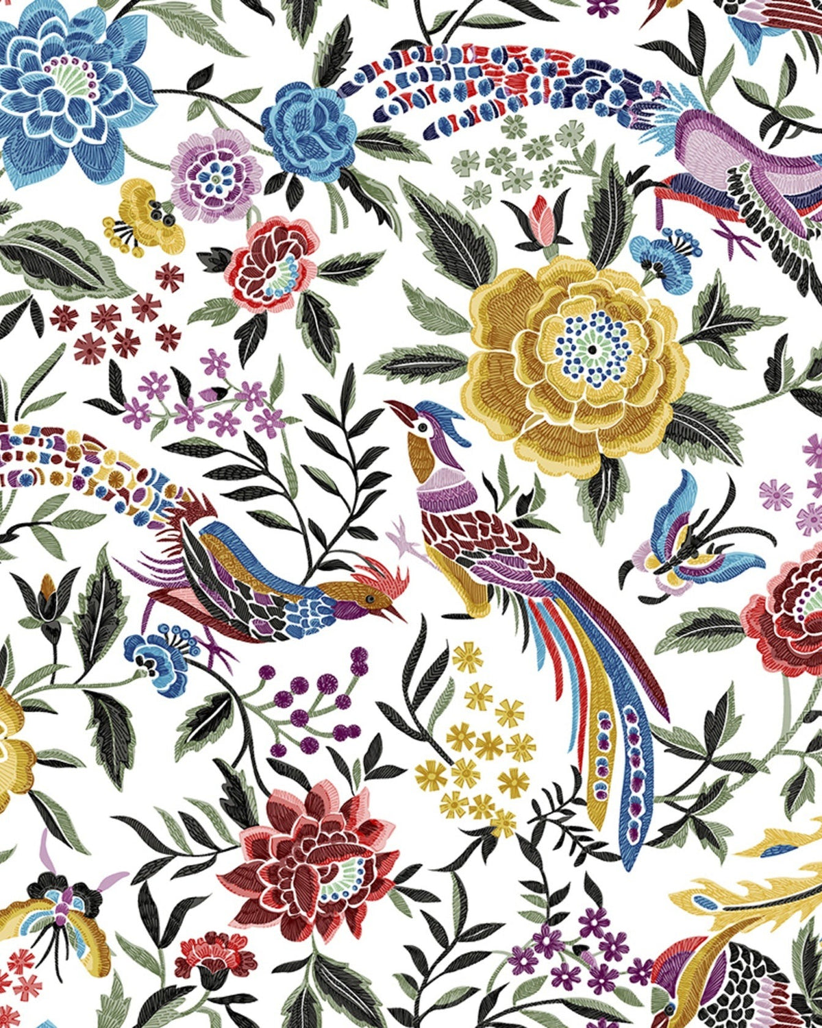 Arte Missoni Home 06 Oriental Garden Ricamo 10660 behang