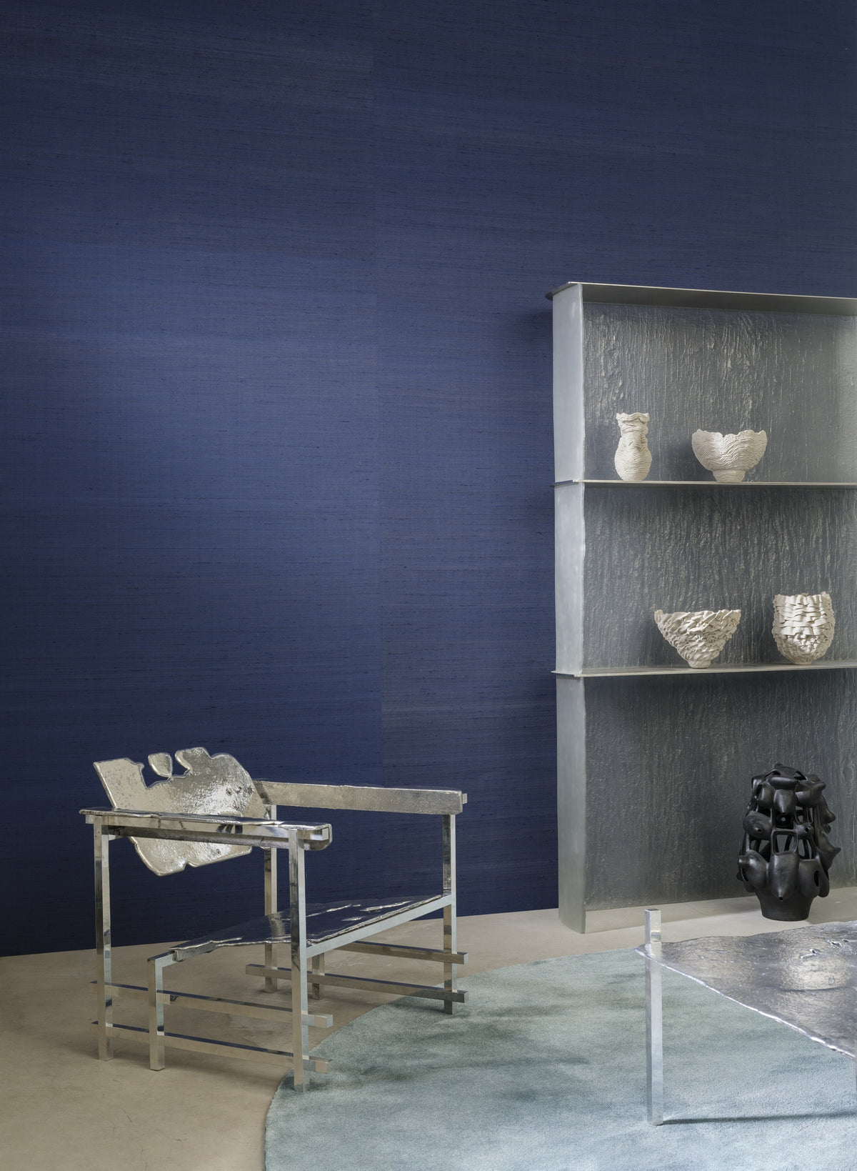 Arte Mysuru Mandya 35402 Jeans behang in interieur