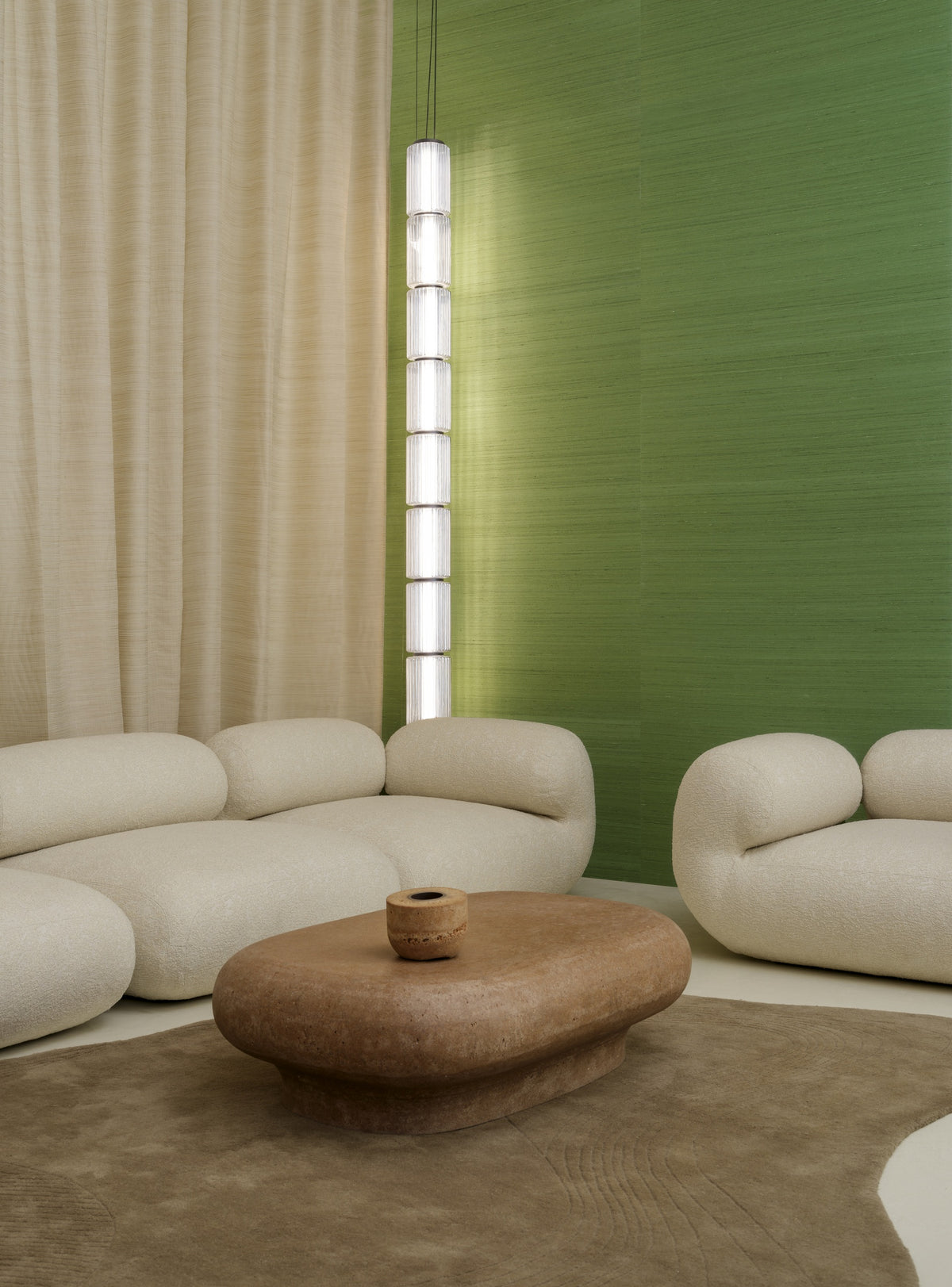 Arte Mysuru Mandya 35408 Evergreen behang in interieur