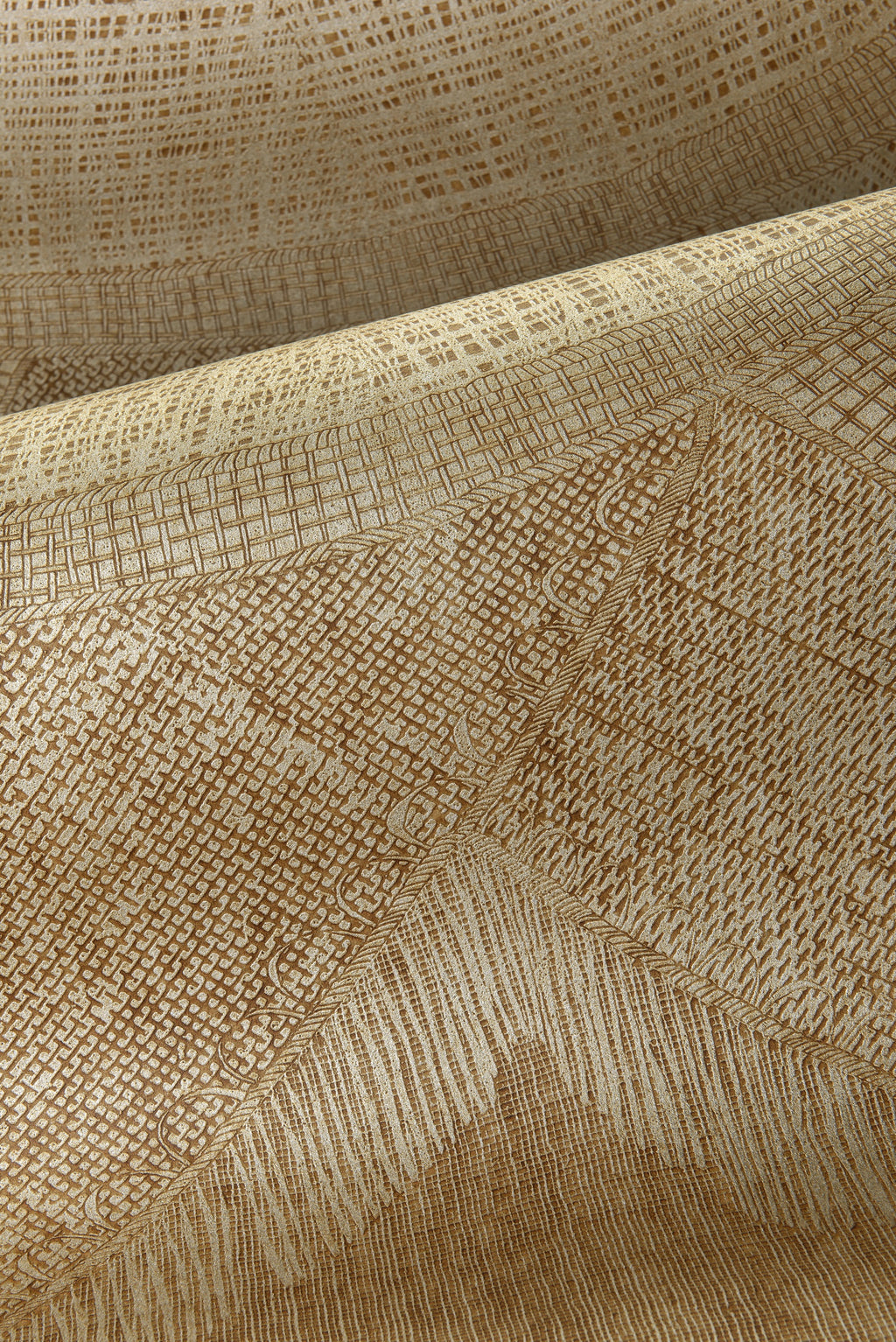 Arte Senah Mestiza 55133 Deep Gold behang detail