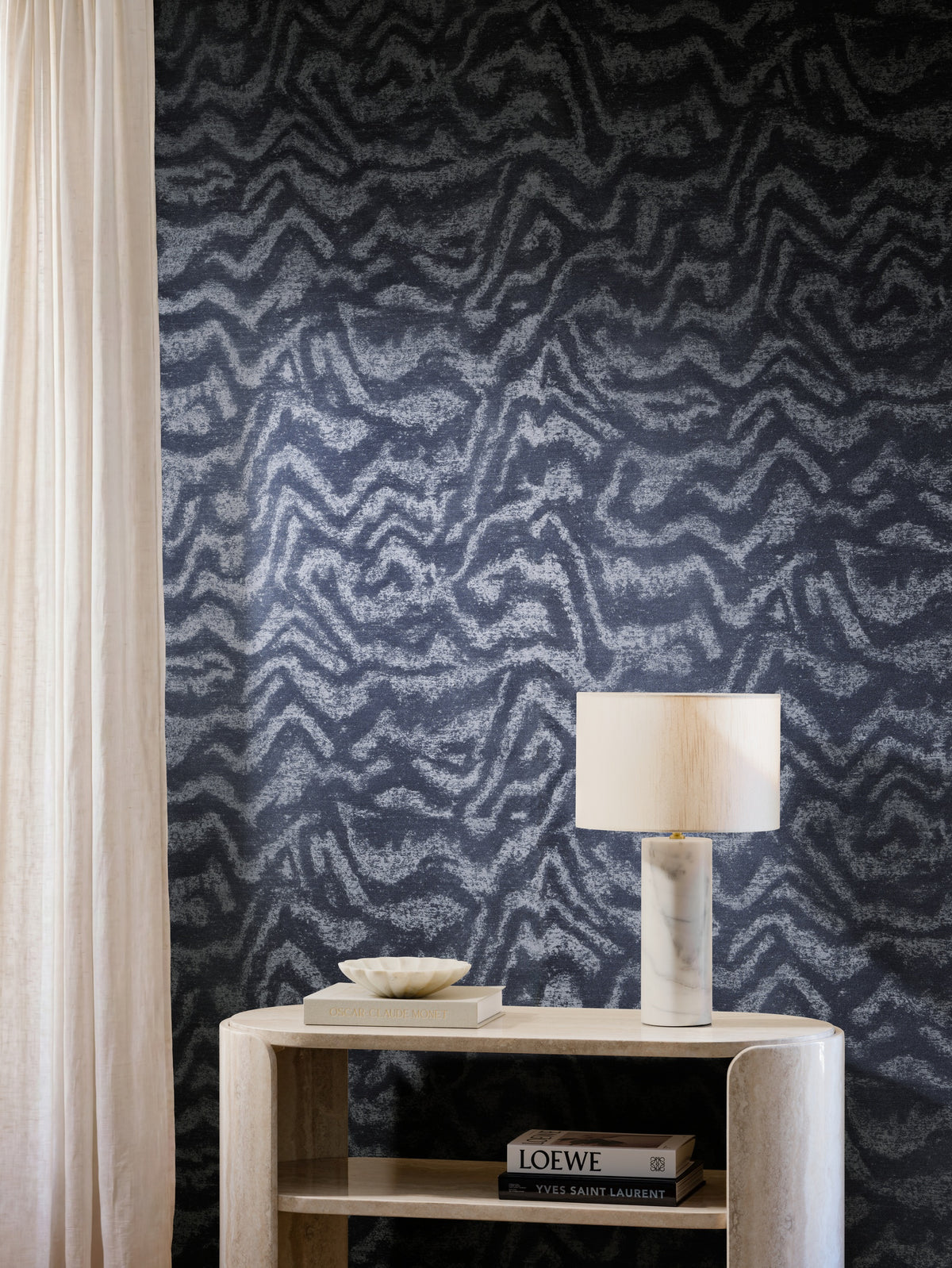 Arte Senah Sillage 55141 Jeans behang in interieur