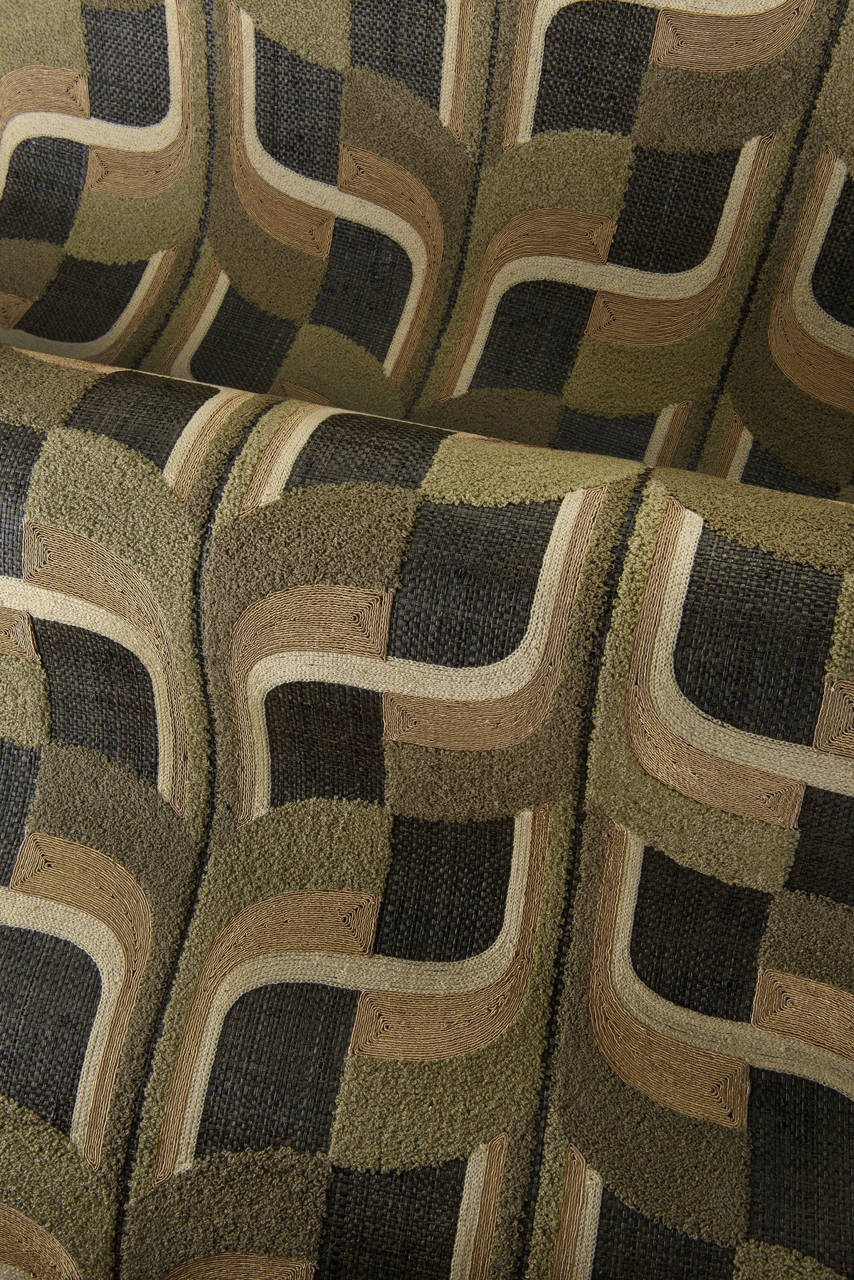 Arte Senah Filara 55150 Mossy Loom behang detail