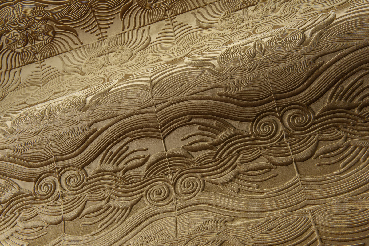 Arte Senah Lumera 55160 Gold behang detail