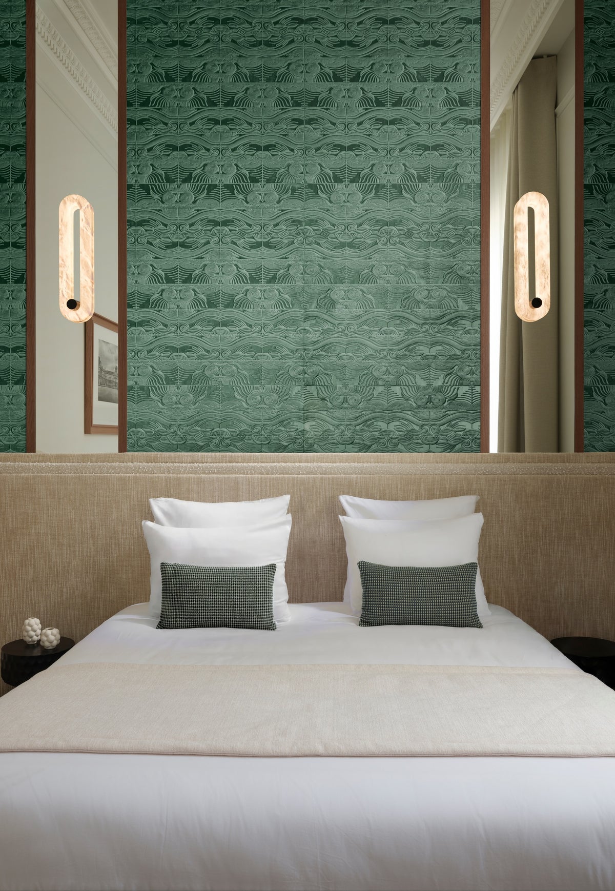Arte Senah Lumera 55162 Emerald behang in interieur