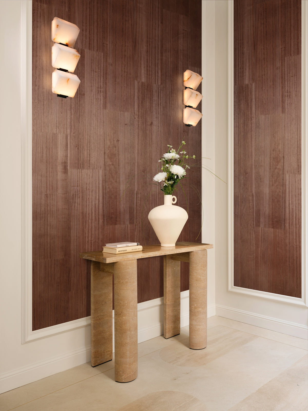 Arte Senah Sereno 55171 Cocoa behang in interieur