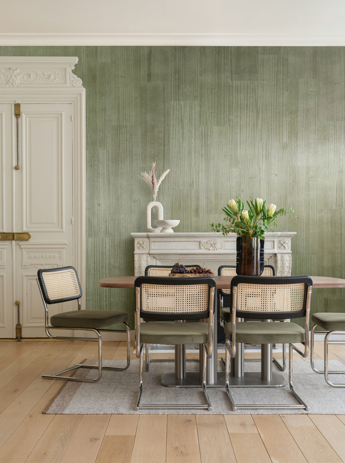 Arte Senah Sereno 55174 Fresh Laurel behang in interieur