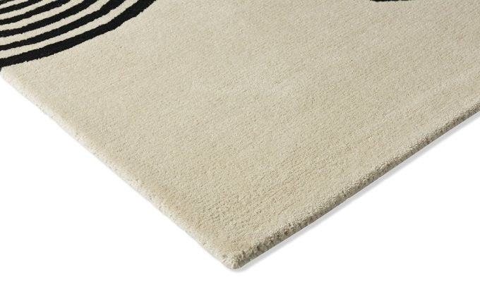 Brink & Campman Decor Flow Soft Sand vloerkleed close-up van de structuur