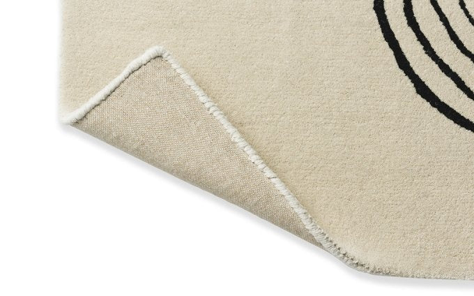 Brink & Campman Decor Flow Soft Sand vloerkleed close-up van de structuur