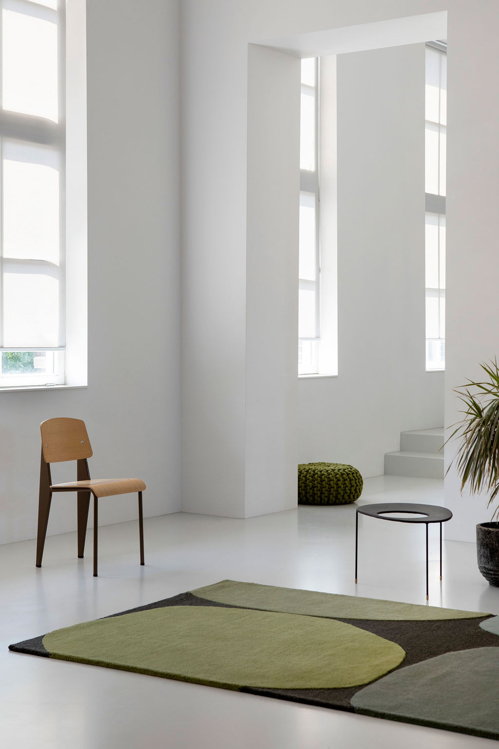 Brink & Campman Decor Plateau Moss vloerkleed in een interieur