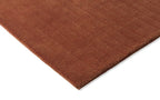 Brink & Campman Decor Rhythm Tangerine vloerkleed close-up van de structuur