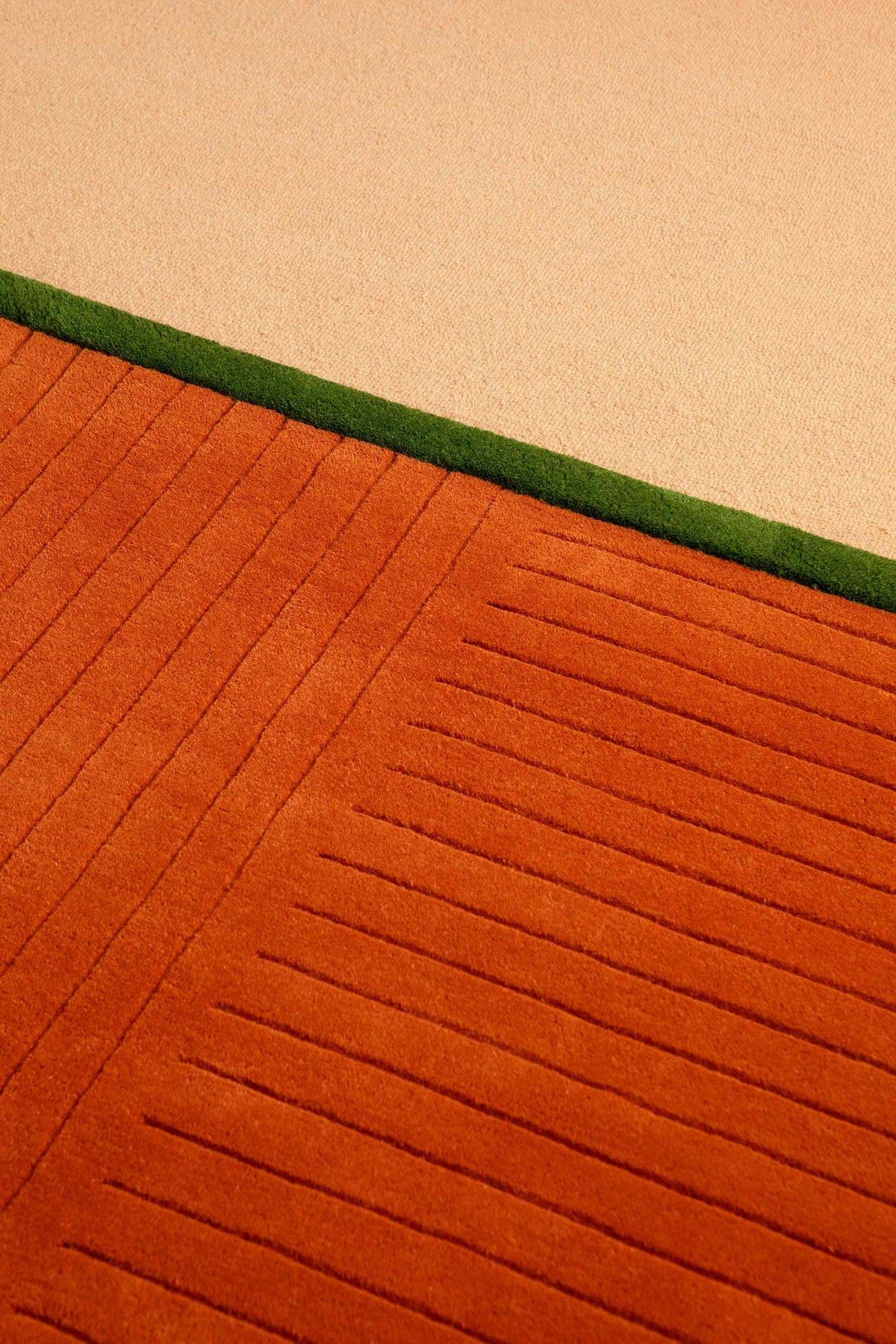 Brink & Campman Decor Rhythm Tangerine vloerkleed in een interieur