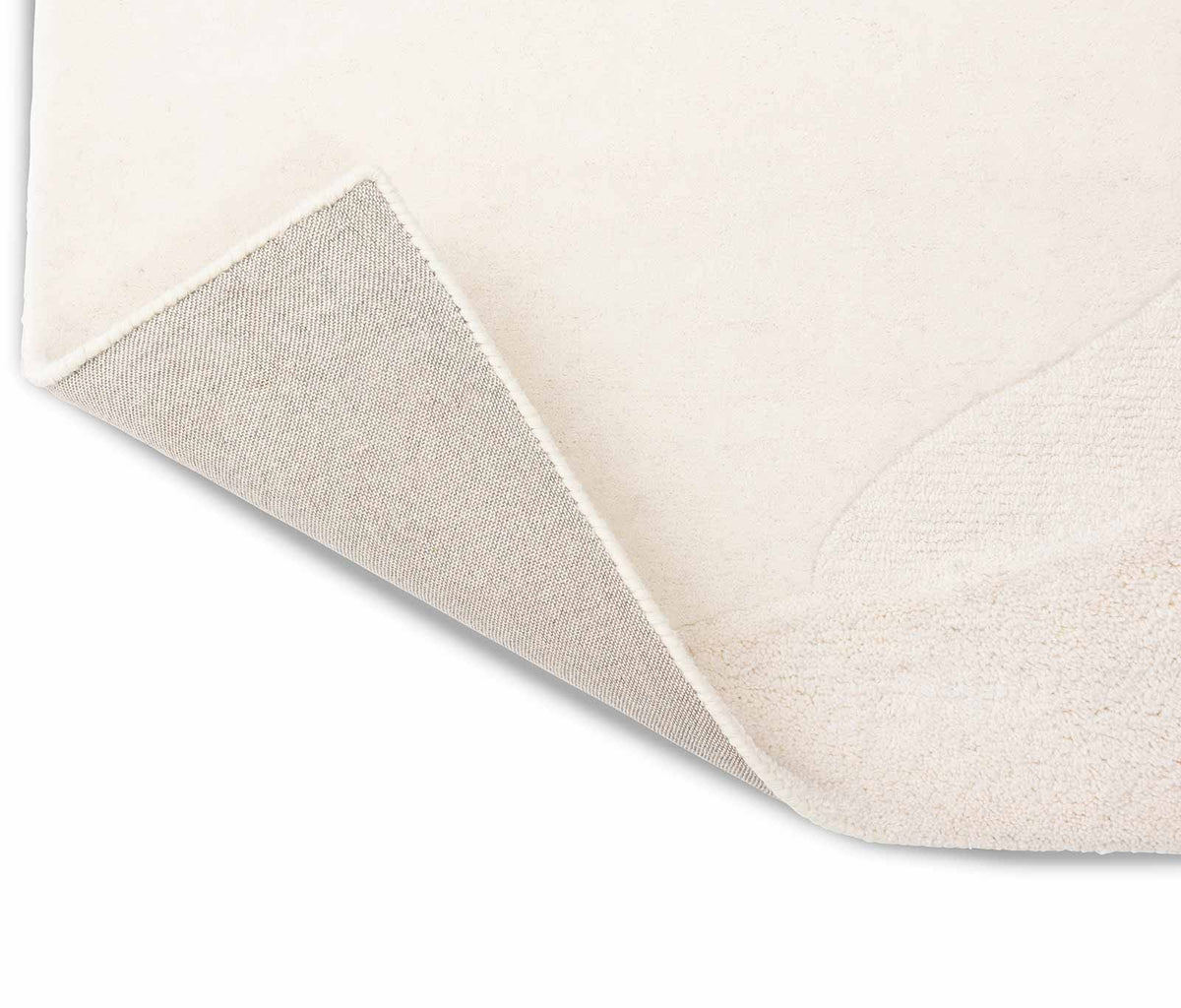 Brink & Campman Decor Scape Woolwhite vloerkleed achterkant