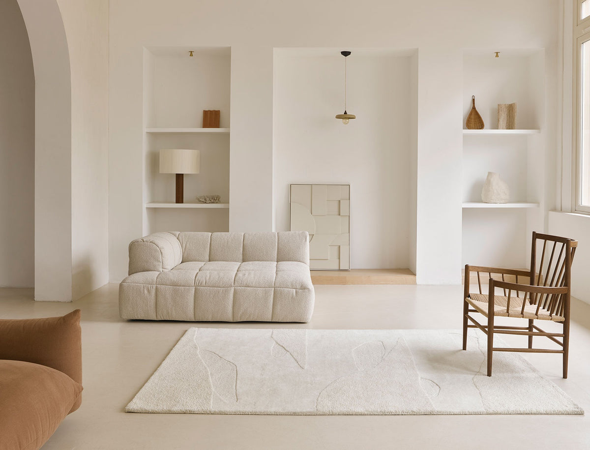 Brink & Campman Decor Scape Woolwhite vloerkleed in een interieur