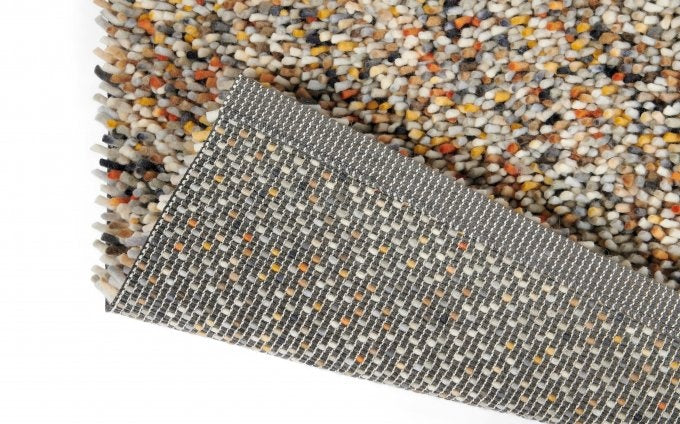 Brink & Campman Dots Calendula vloerkleed achterkant