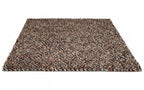 Brink & Campman Dots Soil vloerkleed schuin van boven