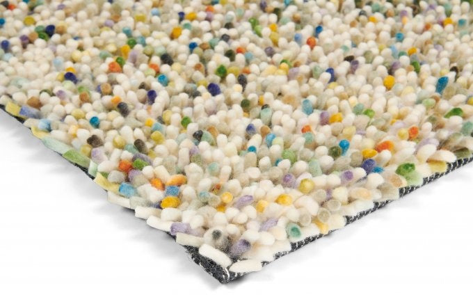 Brink & Campman Dots Confetti vloerkleed hoek en rand
