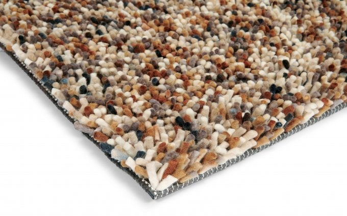 Brink & Campman Dots Natural vloerkleed hoek en rand