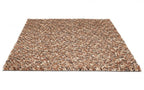 Brink & Campman Dots Natural vloerkleed schuin van boven