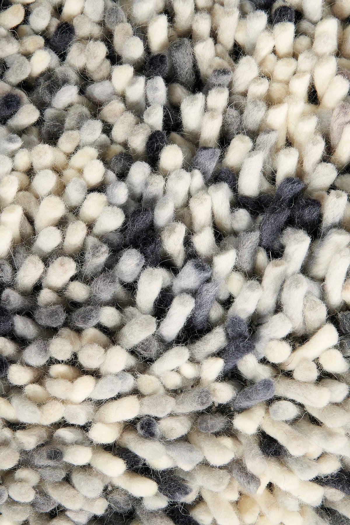 Brink & Campman Dots Frost vloerkleed close-up van de structuur