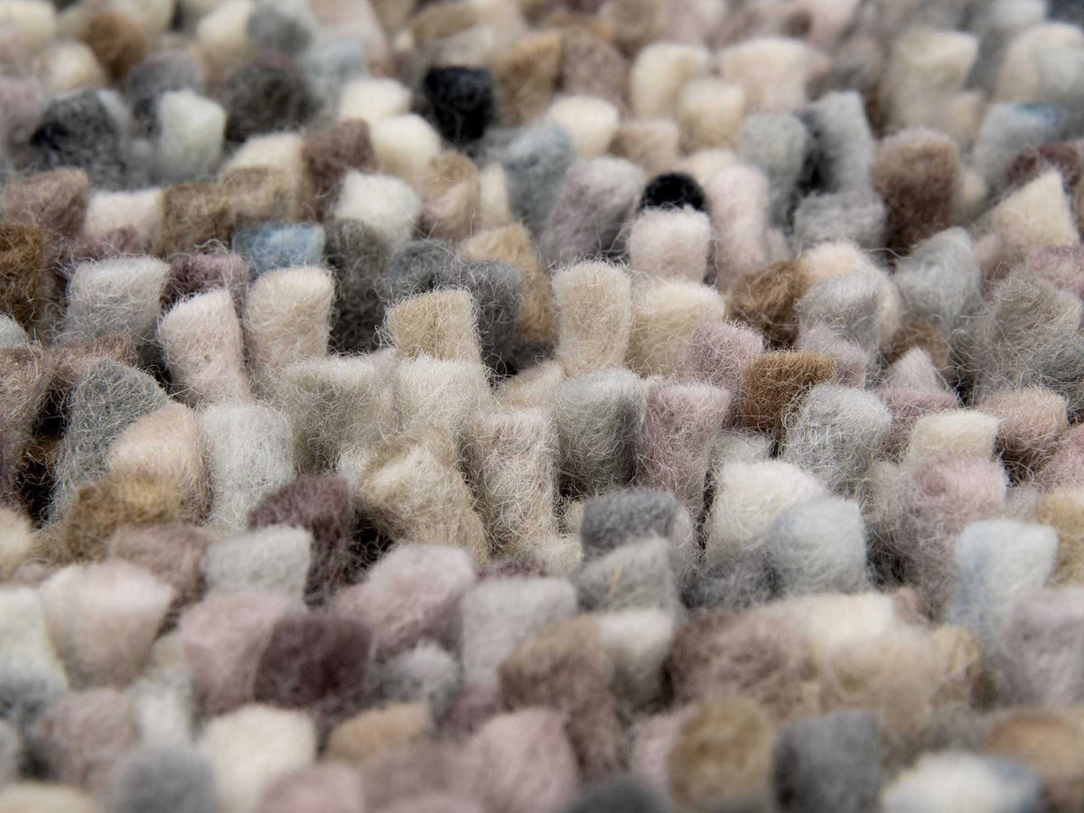 Brink & Campman Dots Storm vloerkleed close-up van de structuur