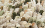 Brink & Campman Dots Moss vloerkleed close-up van de structuur