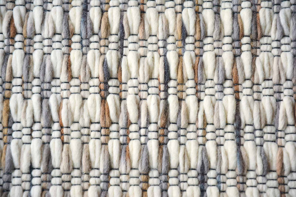 Brink & Campman Grain Light Natural vloerkleed close-up van de structuur