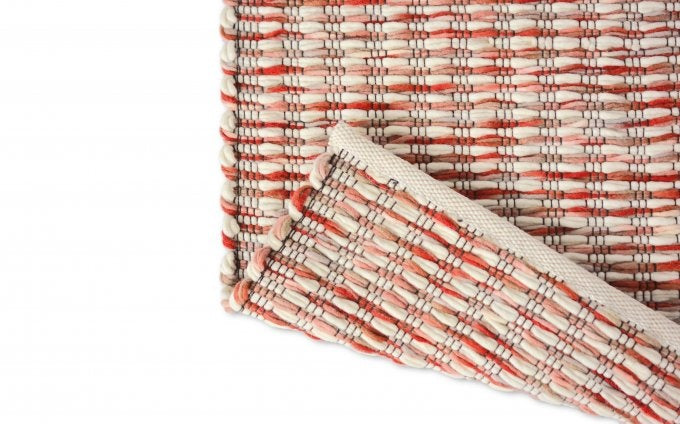 Brink & Campman Grain Coral vloerkleed achterkant