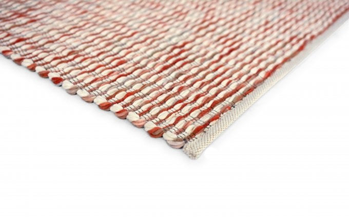 Brink & Campman Grain Coral vloerkleed hoek en rand