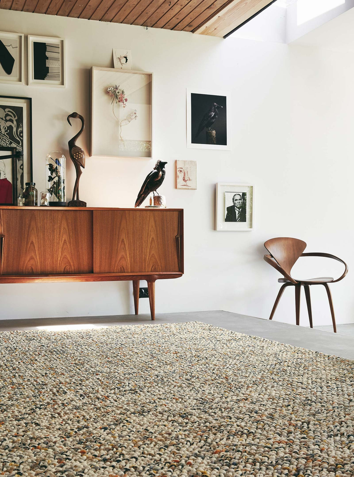 Brink & Campman Marble Calendula vloerkleed in een interieur