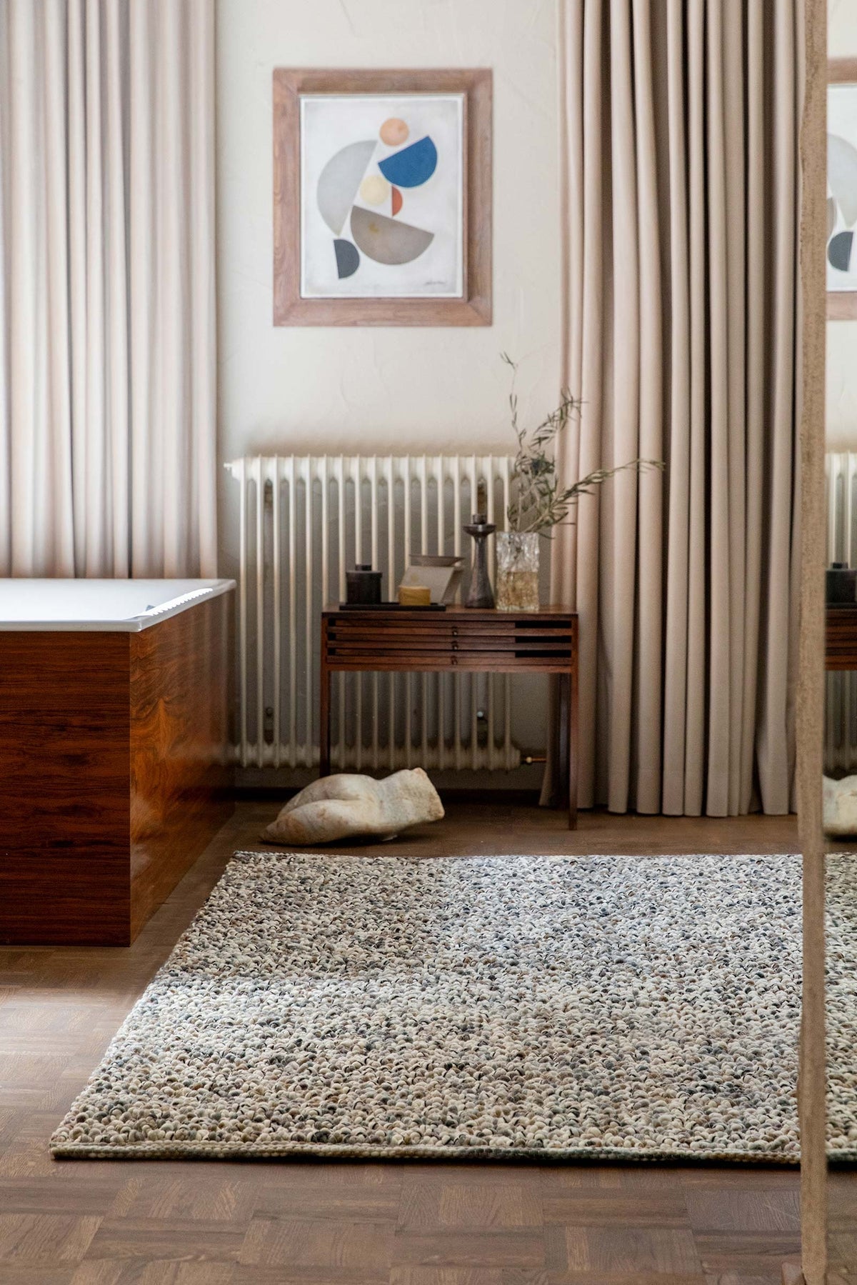 Brink & Campman Marble Storm vloerkleed in een interieur