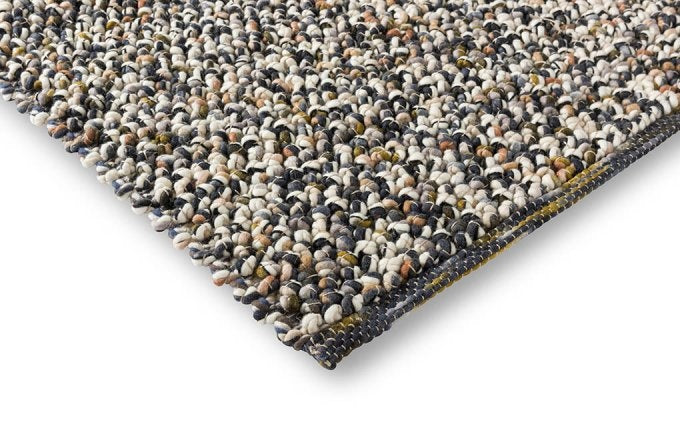 Brink & Campman Marble Carbon vloerkleed close-up van de structuur