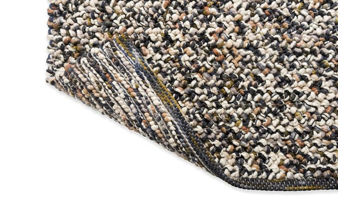 Brink & Campman Marble Carbon vloerkleed close-up van de structuur