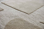 Brink & Campman Mural Bold Cement vloerkleed in een interieur