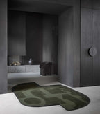 Brink & Campman Mural Form Forest vloerkleed in een interieur