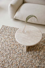 Brink & Campman Pebble Natural vloerkleed in een interieur