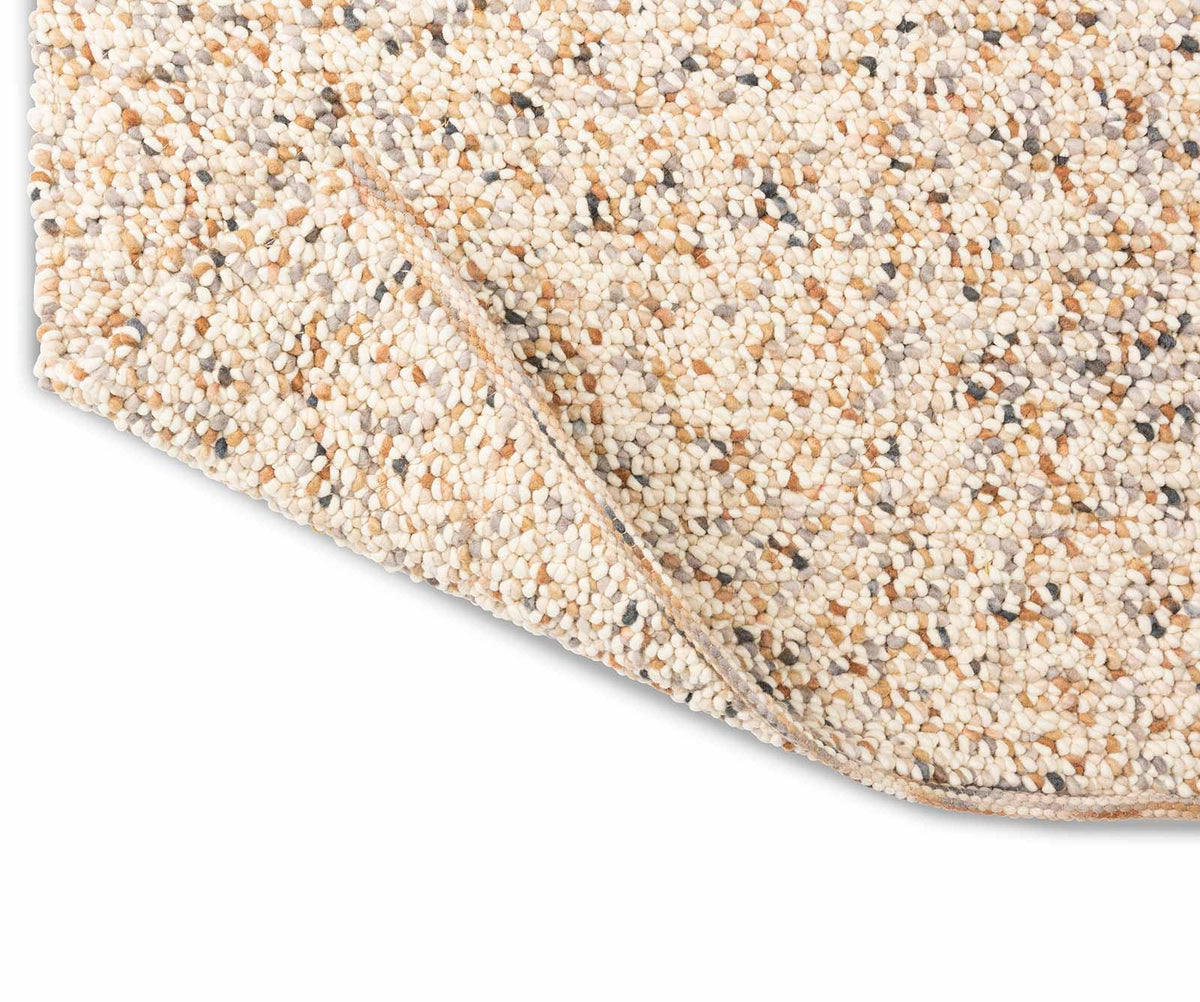 Brink & Campman Pebble Light Natural vloerkleed achterkant