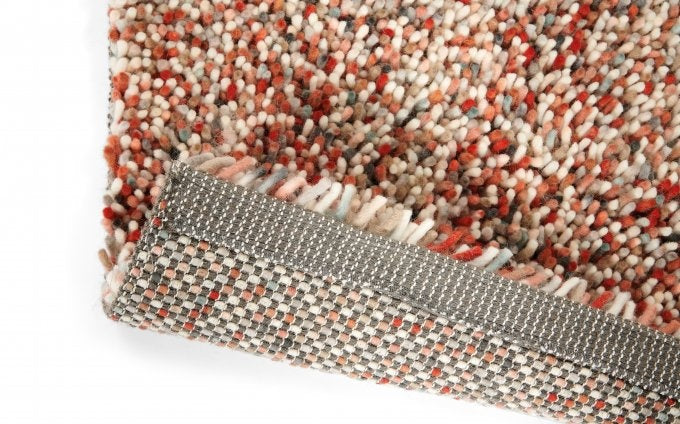 Brink & Campman Pop Art Coral vloerkleed achterkant