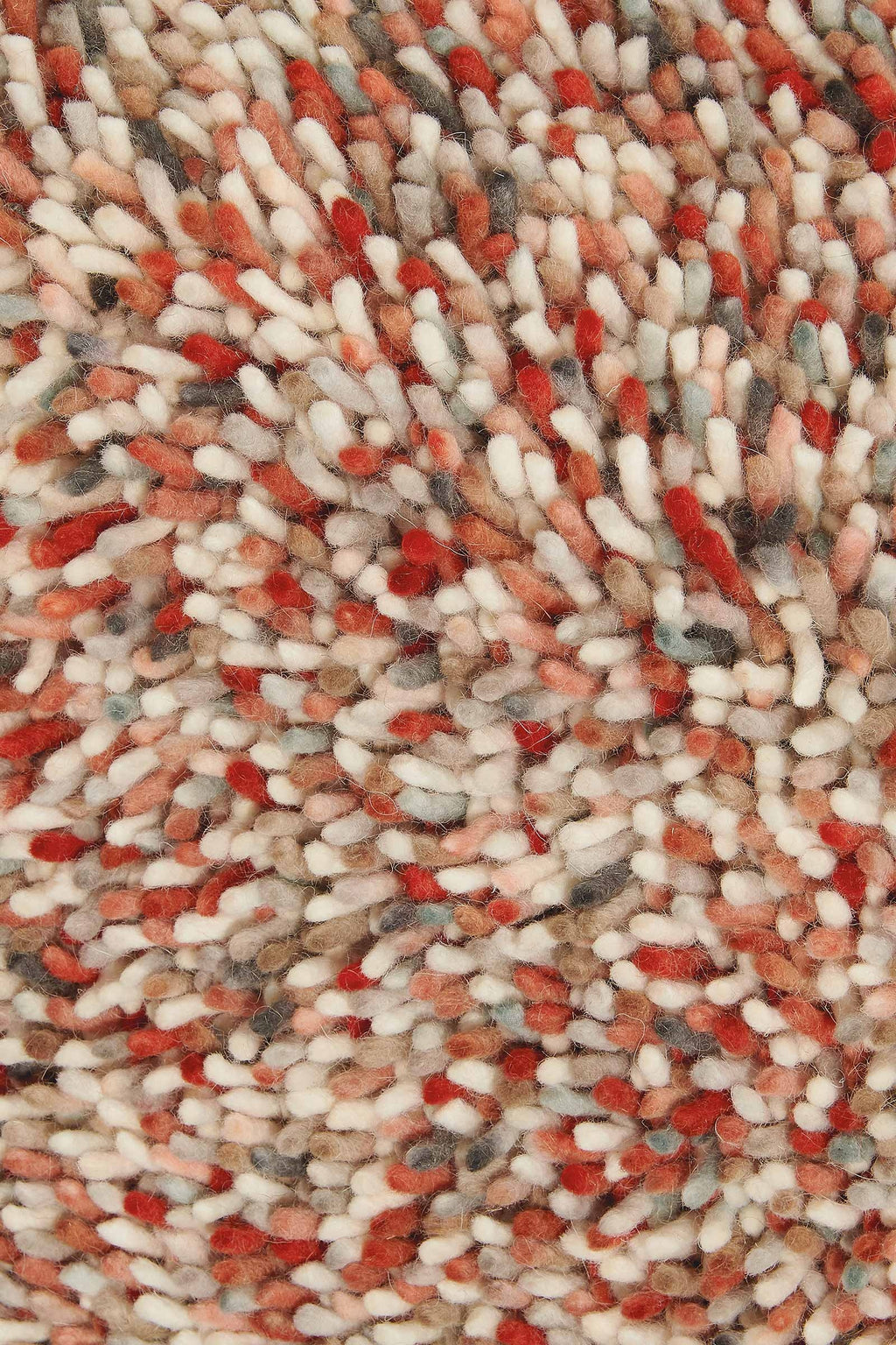 Brink & Campman Pop Art Coral vloerkleed close-up van de structuur