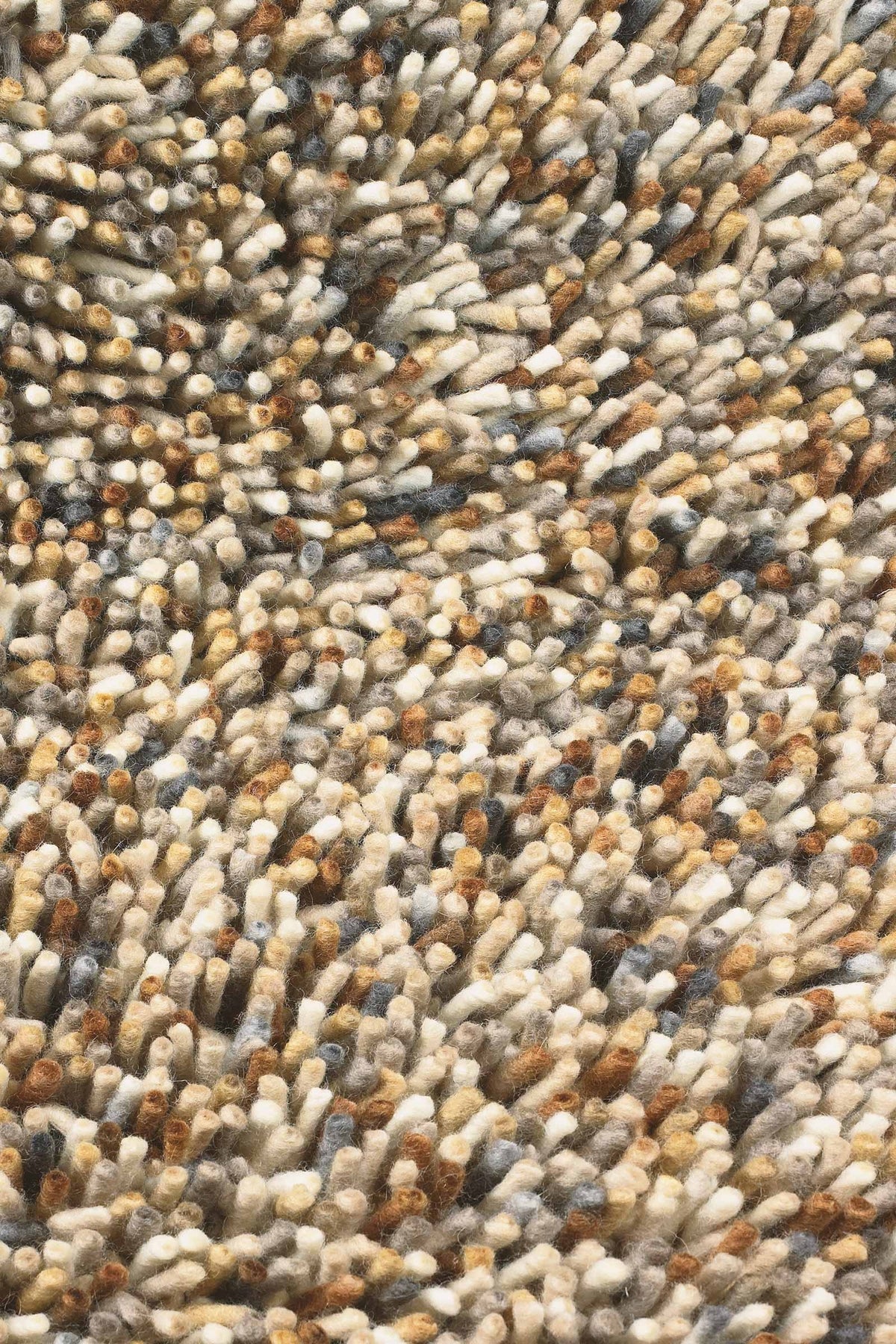 Brink & Campman Rocks Natural vloerkleed close-up van de structuur
