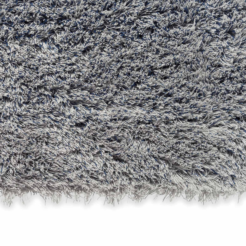 Brink & Campman Shade High Silver/Polar Night vloerkleed close-up van de structuur