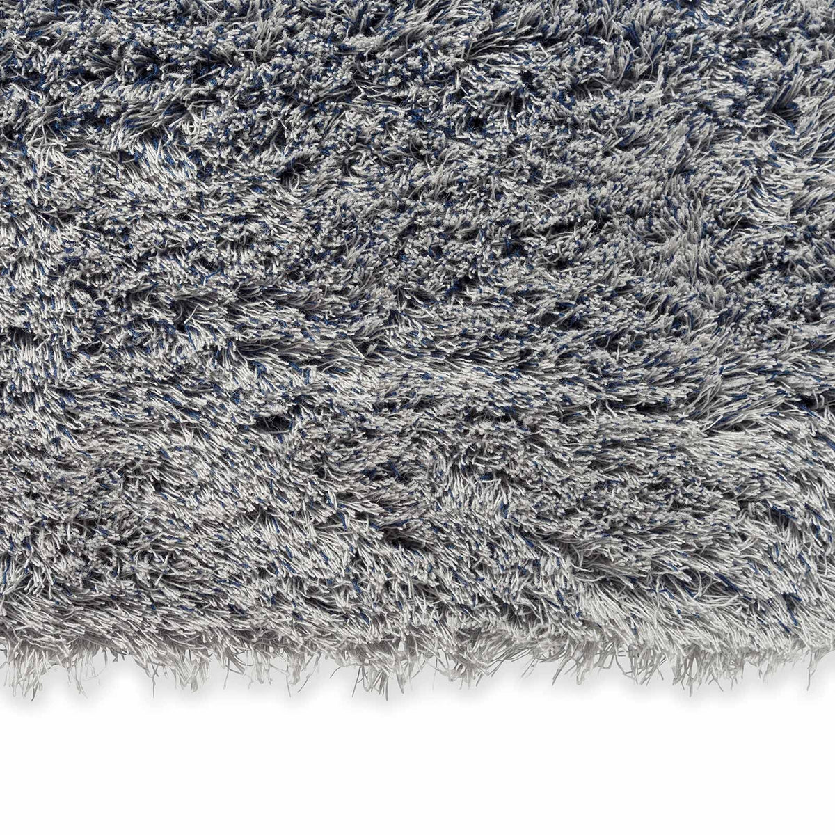 Brink & Campman Shade High Silver/Polar Night vloerkleed close-up van de structuur