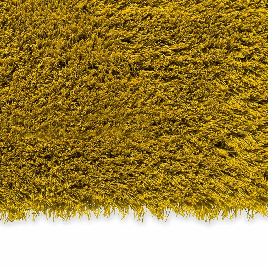 Brink & Campman Shade High Lemon/Gold vloerkleed close-up van de structuur