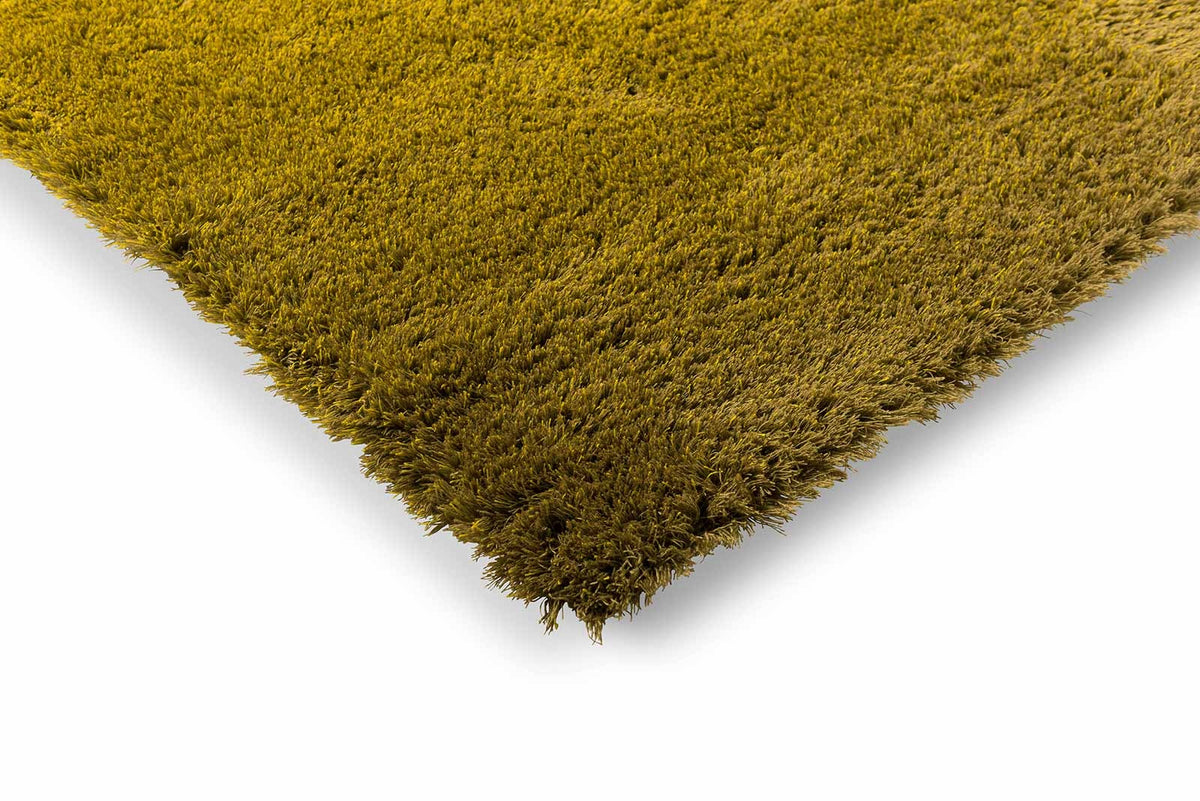 Brink & Campman Shade High Lemon/Gold vloerkleed hoek en rand
