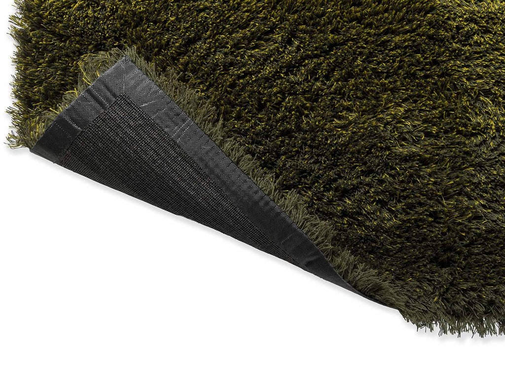 Brink & Campman Shade High Olive/Deep Forest vloerkleed achterkant