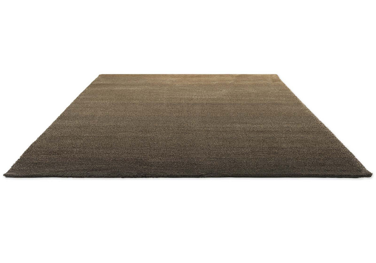 Brink & Campman Shade Low Beige/Dark Chocolate vloerkleed schuin van boven