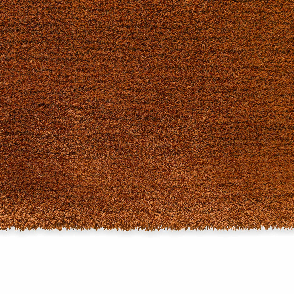 Brink & Campman Shade Low Umber/Tobacco vloerkleed close-up van de structuur