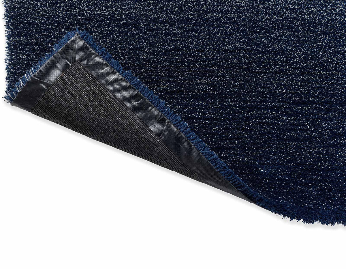 Brink & Campman Shade Low Silver/Polar Night vloerkleed achterkant