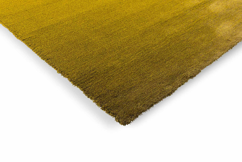 Brink & Campman Shade Low Lemon/Gold vloerkleed hoek en rand