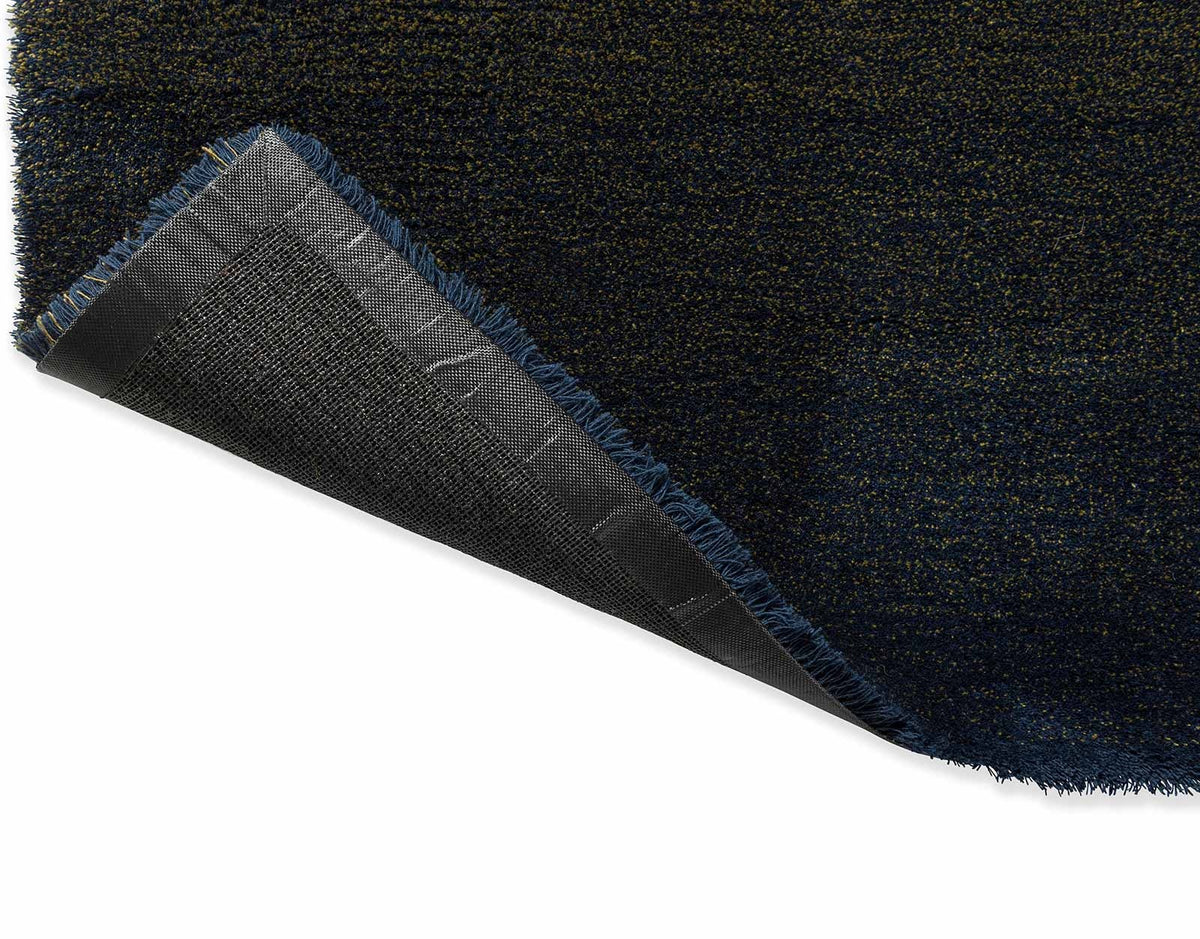 Brink & Campman Shade Low Brass/Indigo vloerkleed achterkant